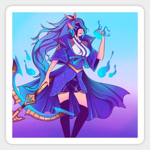 Spirit Blossom Vayne Sticker by Linnebutt